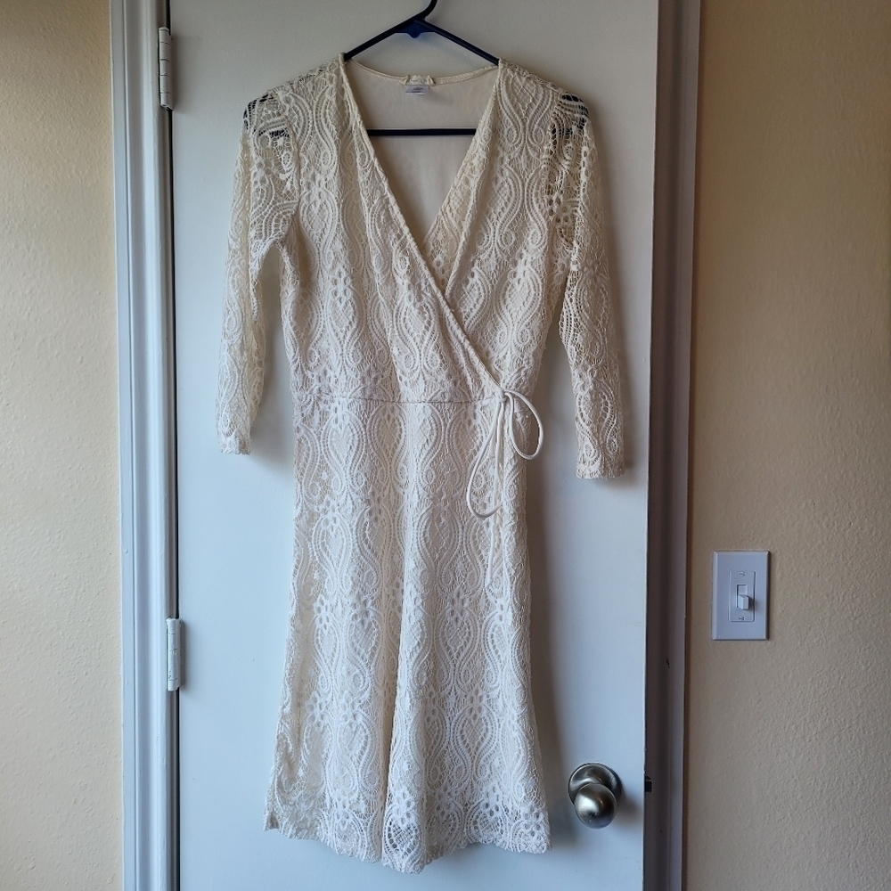 Brittany Black Lace Mini Dress size S